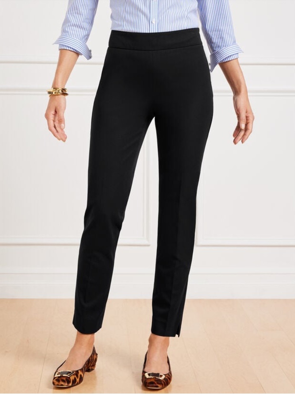 Talbots Navy Ankle Slim Pants